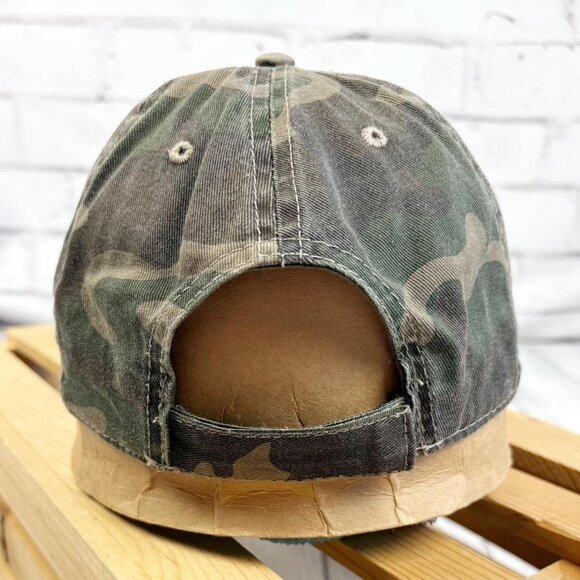 Streetwear unstructured Camo Adjustable Velcro Strap Baseball Cap / Hat - Picture 4 of 6